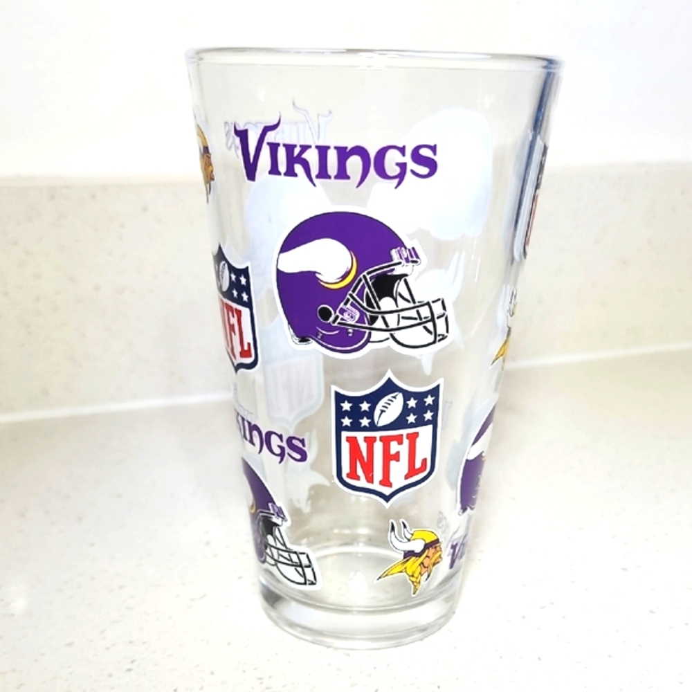 Minnesota Vikings NFL Pint Glass